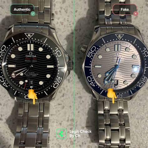 fake omega vs real|how to authenticate omega watch.